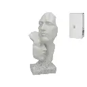 Escultura Decorativa de Rostros Abstracción - Elegancia y Arte Minimalista (30 cm) 