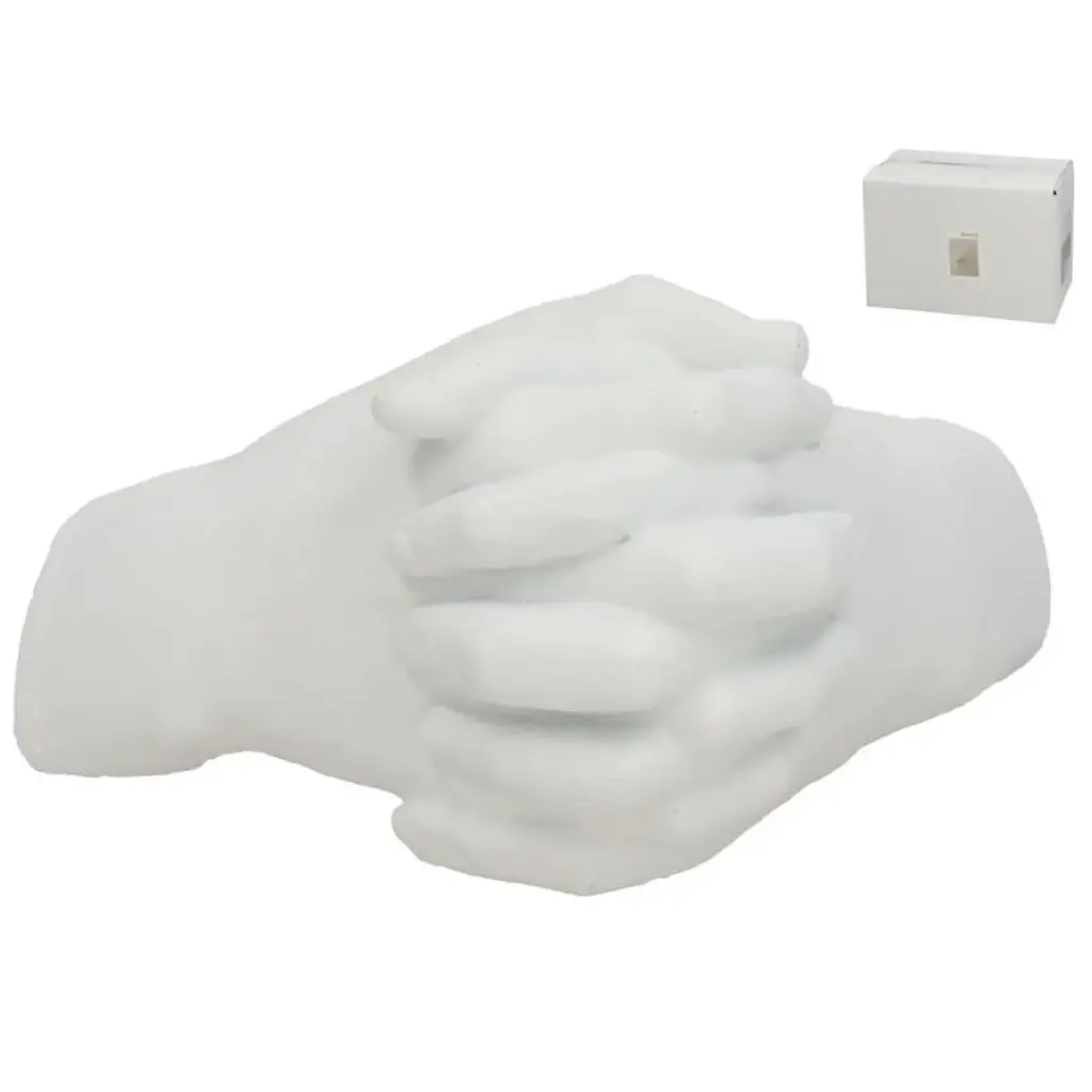 Escultura de Manos entrelazadas - Símbolo de Unión y Fortaleza (21.5 cm)