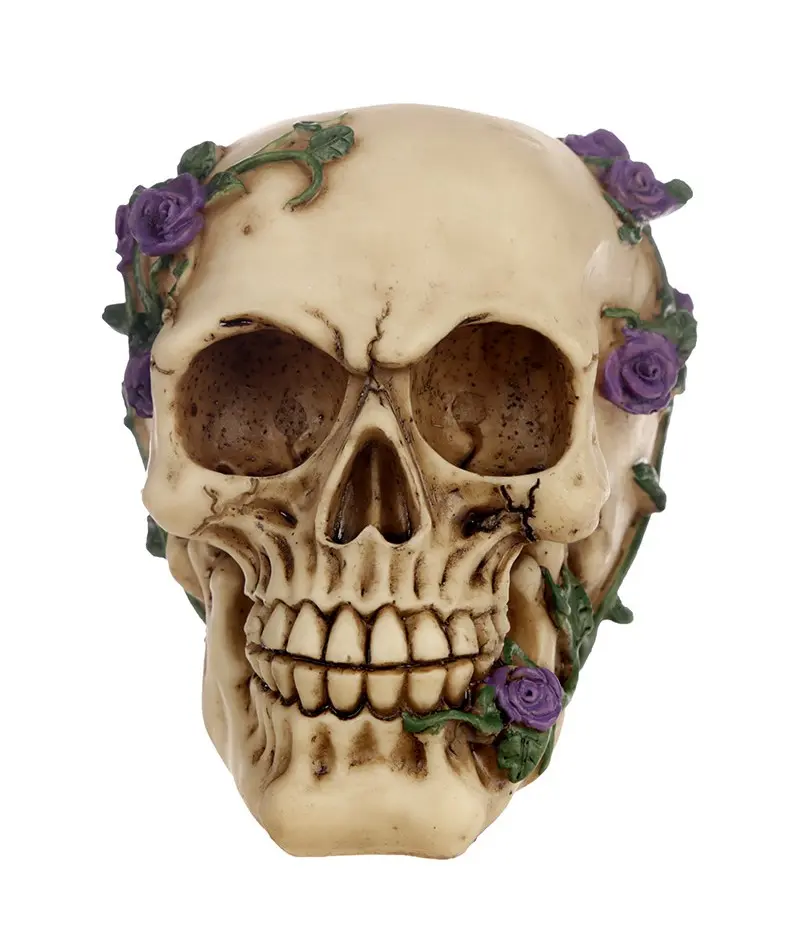 [FIG-CAL-GRA] Figura gótica de resina (Rosa grande)