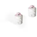 Set de 2 Juegos de Cestas de Almacenamiento Infantiles con Osito de Peluche - Diseño Tierno y Funcional