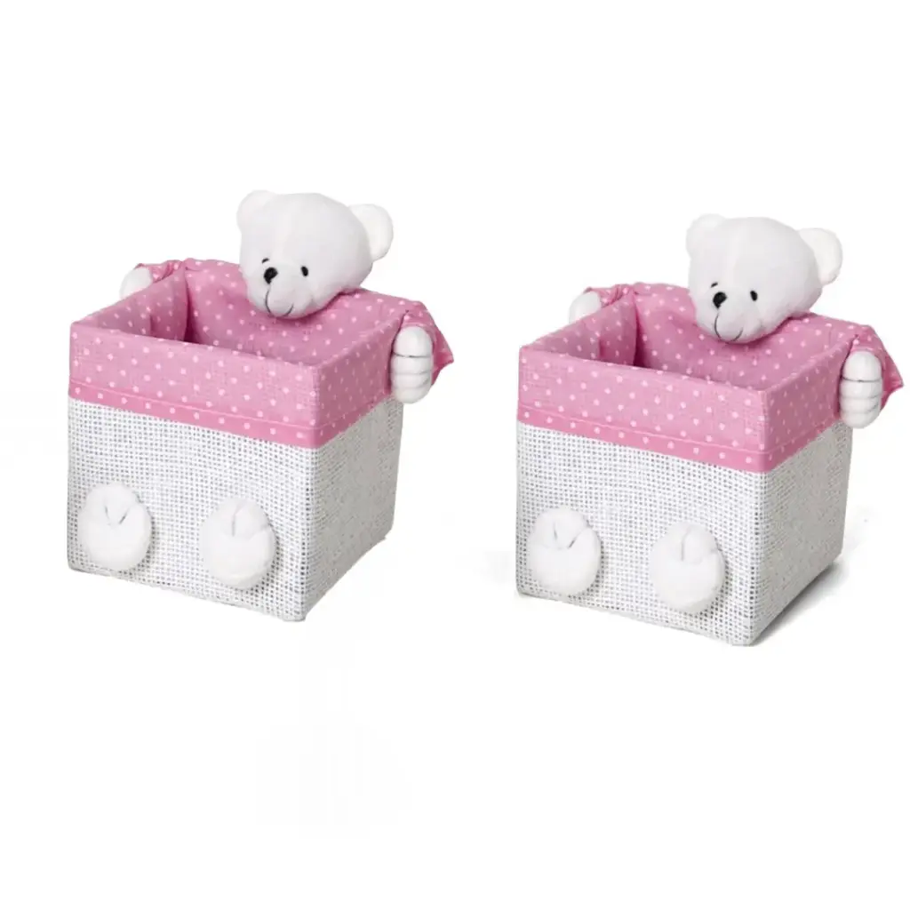 [U CEST-ROSA] Cestas organizadoras para bebé (Rosa)