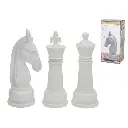 Pieza de ajedrez en acabado blanco - Pieza