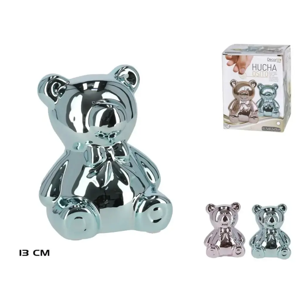 [HUCHA-OROSA] HUCHA OSITO 13 CM 2 (Rosa)