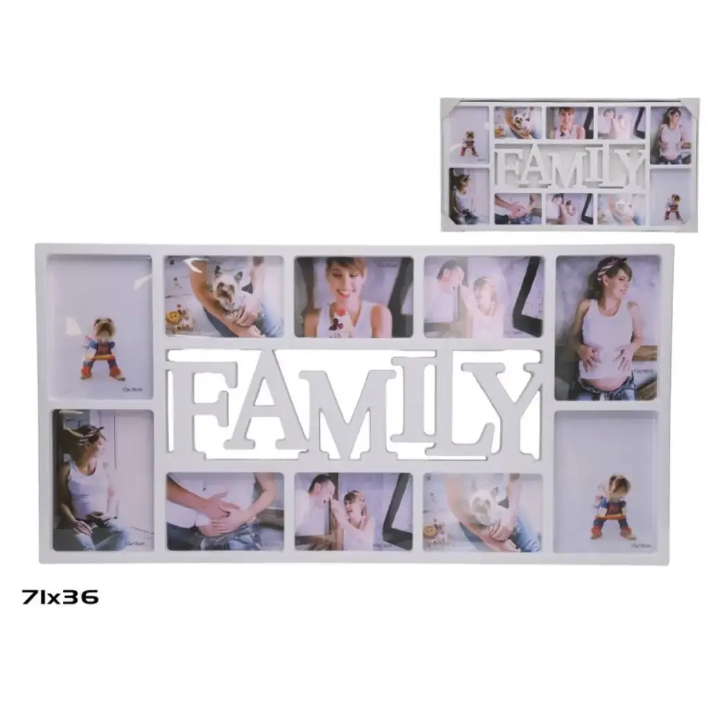 [MF-FAMILY-12] PORTAFOTOS MULTIPLE FAMILY 71X36 CM