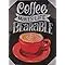 CUADRO COFFEE TAZA ROJA 30X40X1,5CM