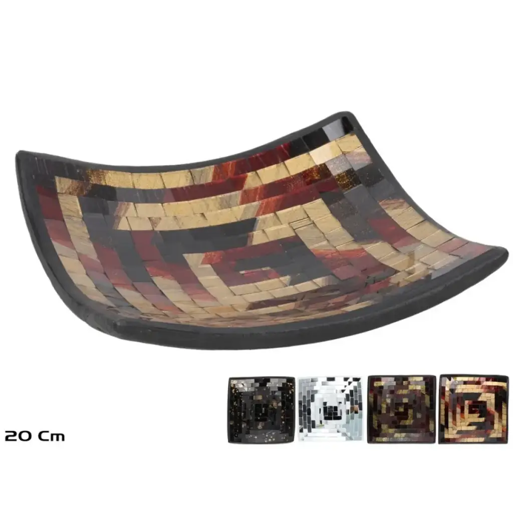 [PLATO1] Centro de Mesa Decorativo con Mosaico (Modelo 1)