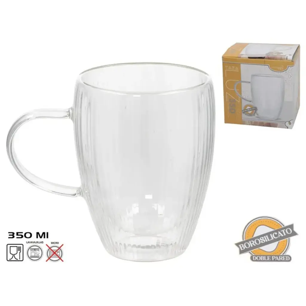 [TAZA-BORO-350-GEN] TAZA LUZ STRIPES 350ML