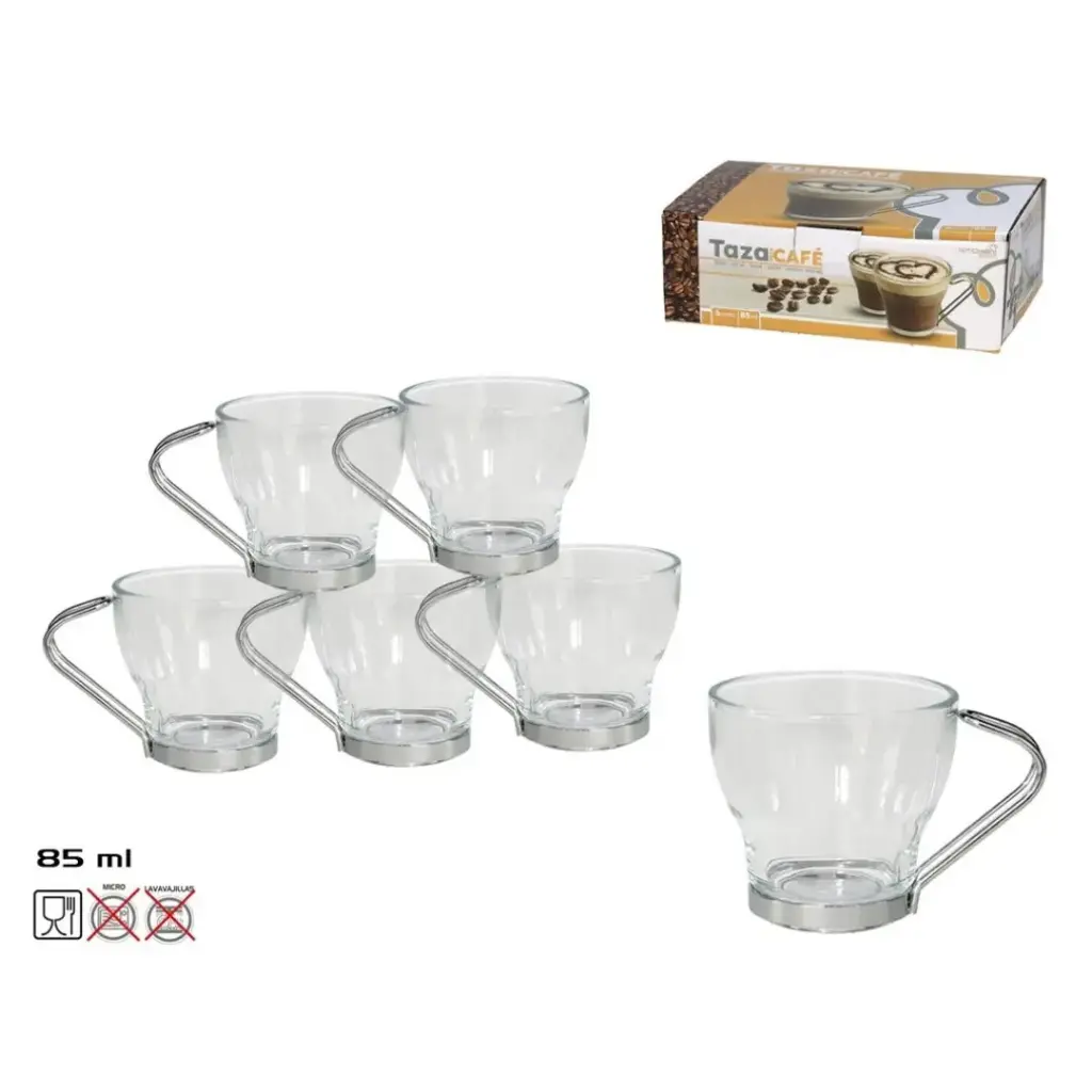 [TZ-ASA-85] TAZA CAFE X6 L2503/BH6 85ML CRISTAL