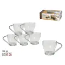TAZA CAFE X6 L2503/BH6 85ML CRISTAL