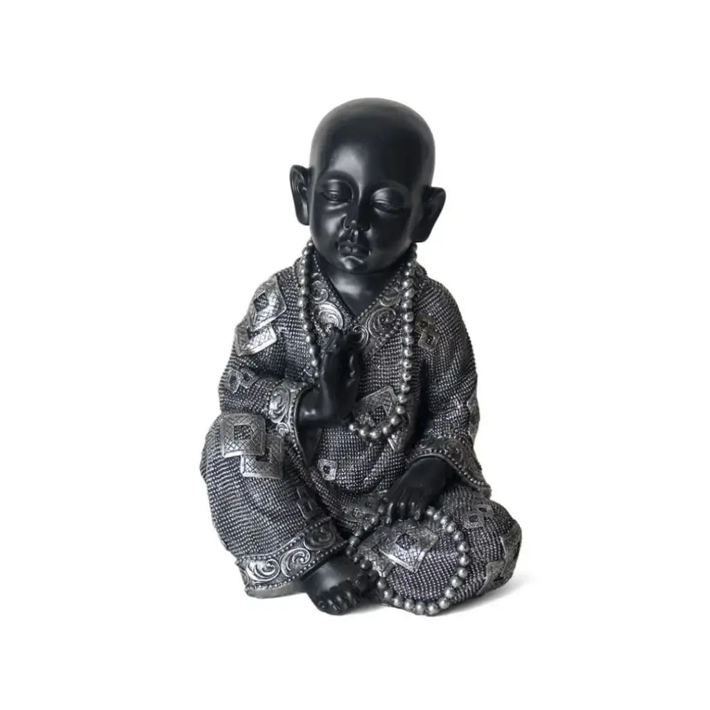 [BUD-RES-PLAT-252037-GIS] BUDA SENTADO ARGENTUM 25X20X37CM