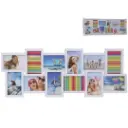 SET 12 MARCO DE FOTOS NEWIN 29X29X2CM BLANCO