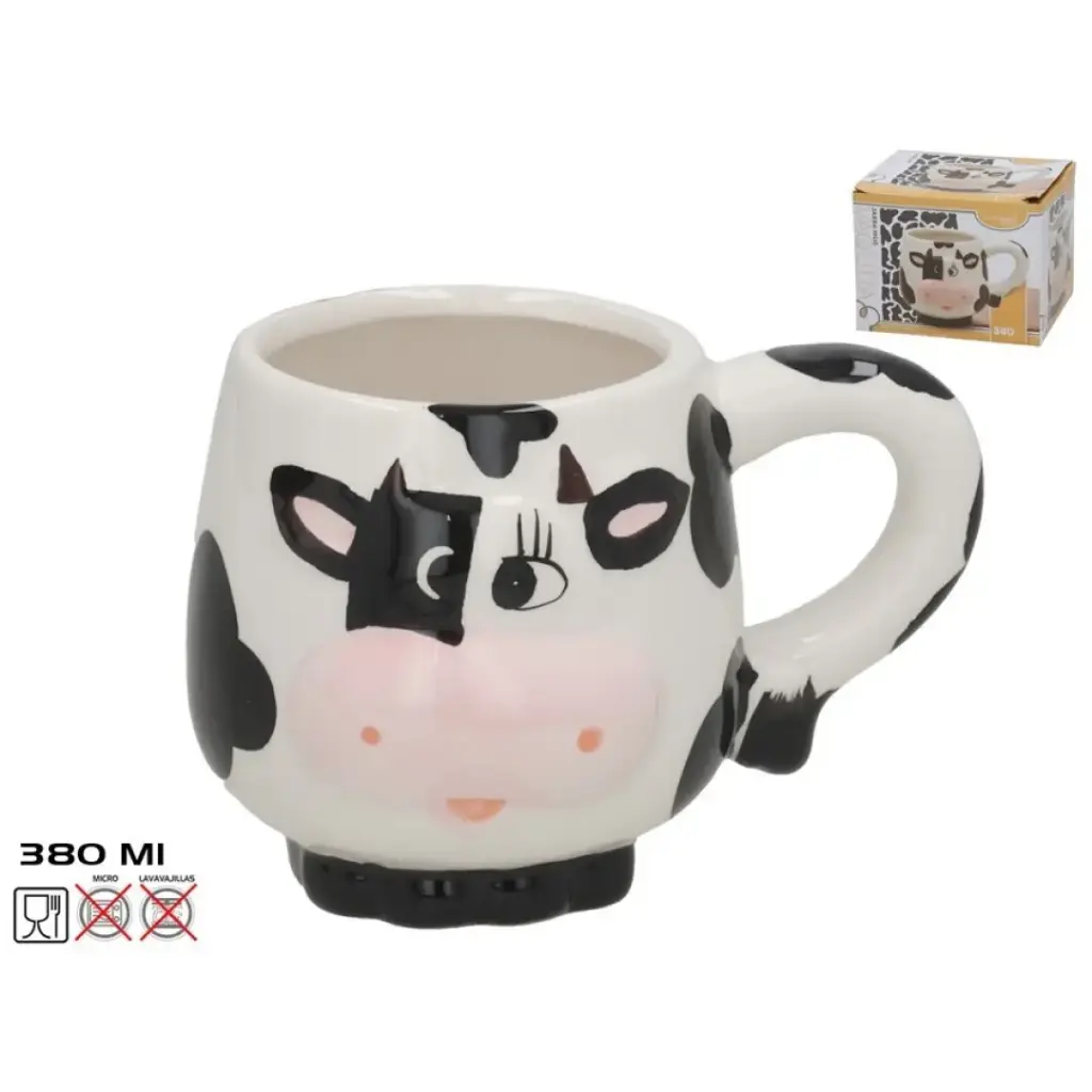 [TAZA-VA380-BN] JARRA MUG VAQUITA 380ML