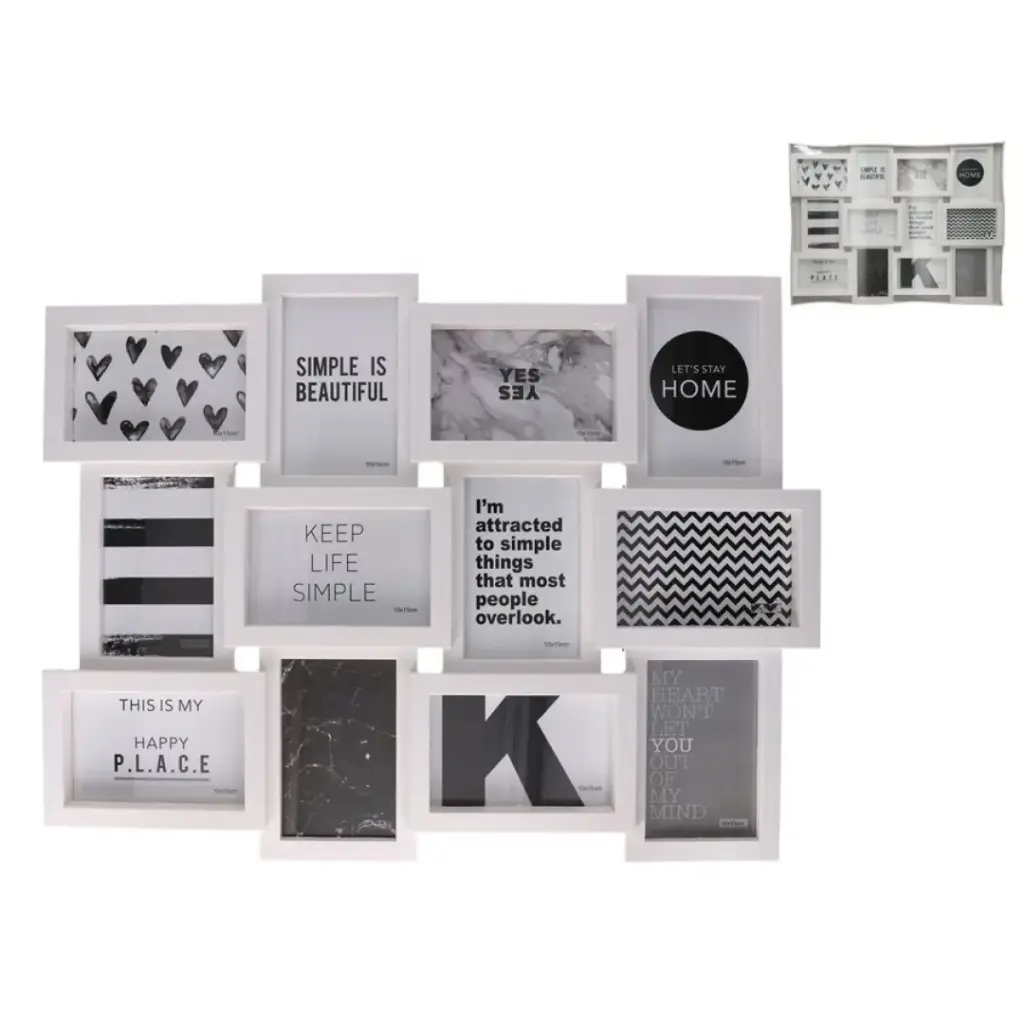 PORTAFOTOS X12 RECUERDOS 58X44,5CM