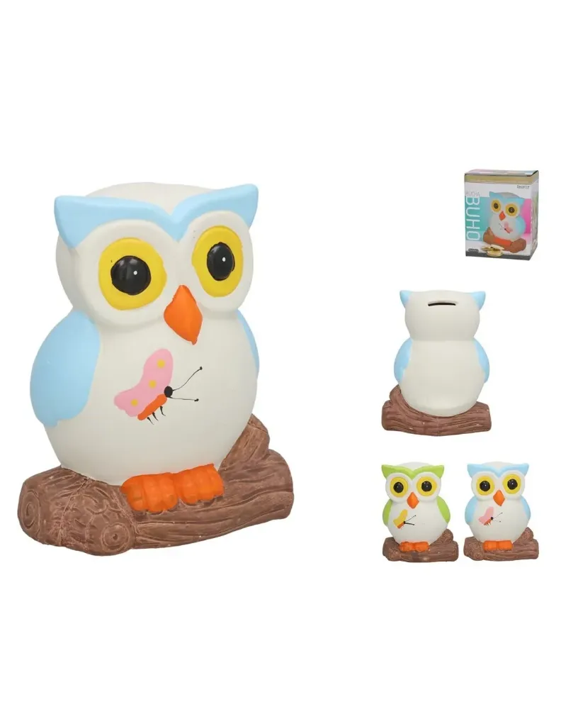 [HUCH-BUHO] HUCHA BUHO CERAMICA 15X11X18,5 CM