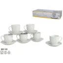 SET6 TAZAS CAFE TARCK 180CC CPLATO