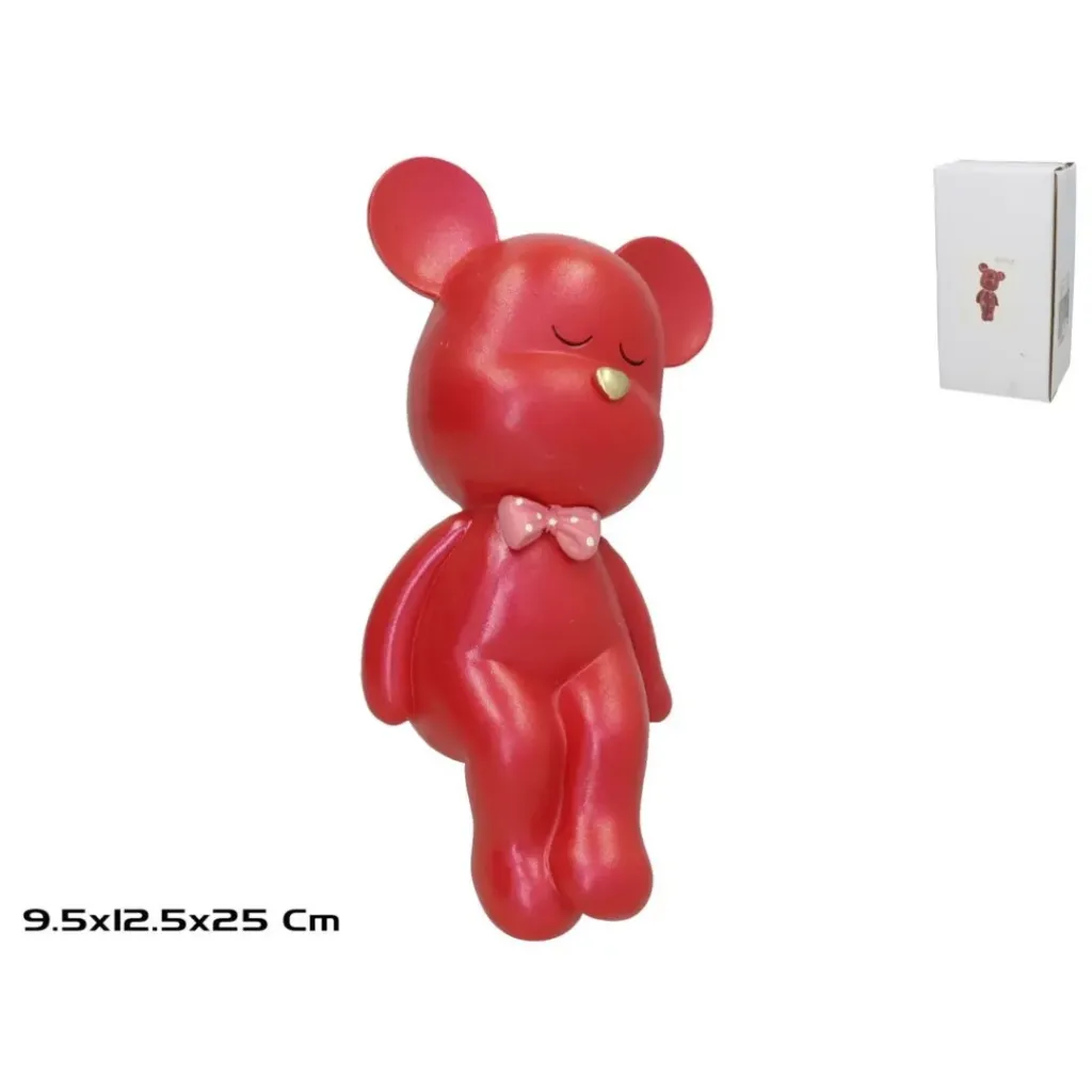 OSITO PAJARITA RILA 12.5X9.5X25CM ROJO