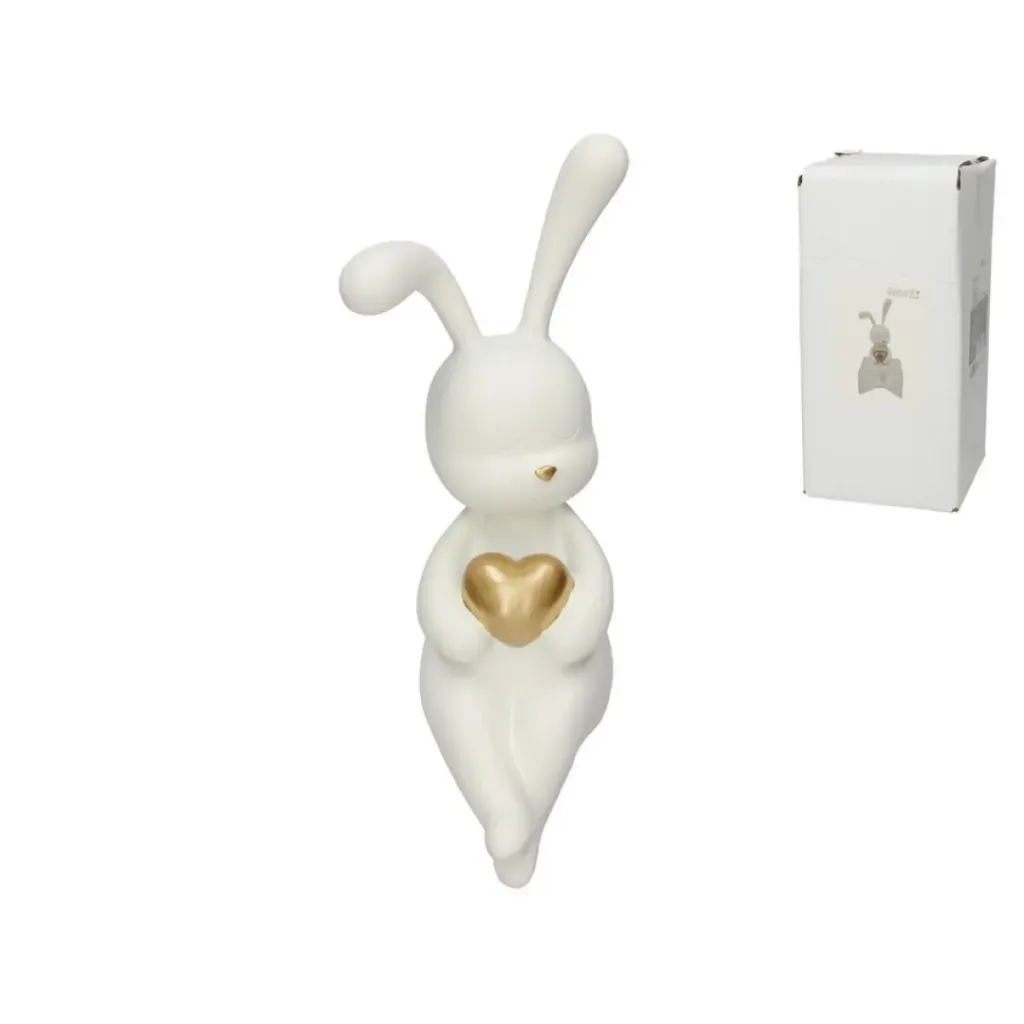 [CON-KANY] FIGURA CONEJO KALU 8X10X23 CM RESINA