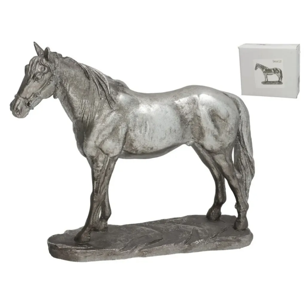 [FIGR-CABALL-M] FIGURA CABALLO NAVIL 25X7X21 CM RESINA
