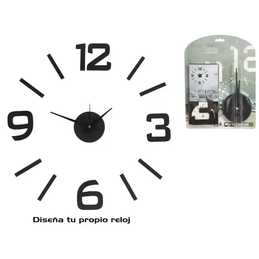 [RELOJ-HERA] Reloj de Pared Moderno de Gran Tamaño - Diseño Minimalista 50x50 cm