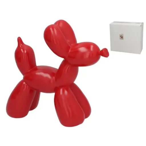 [FPR-25] FIGURA PERRO KINARI DECO 25,5X9X23 CM RESINA