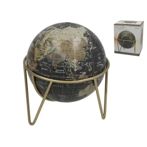 [GT-DORADO-NG] GLOBO TERRAQUEO DISCOVERY 17X17X20CM