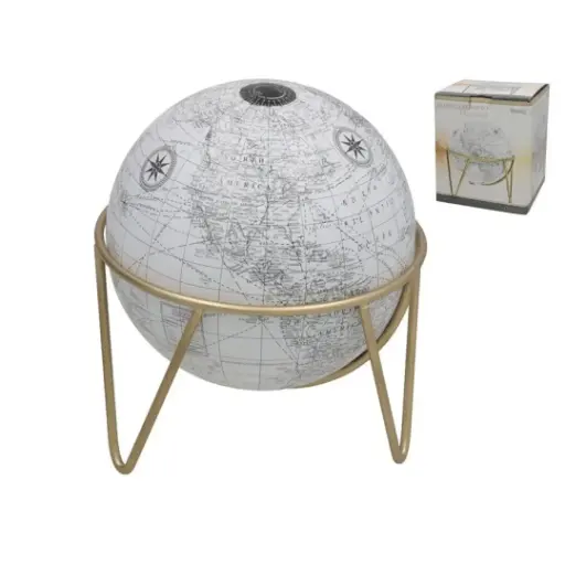 [GT-DORADO-BL] GLOBO TERRAQUEO PLANET 17X17X20CM