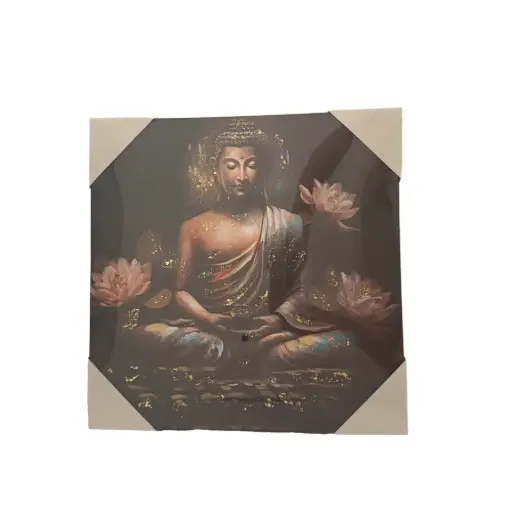 [BUD-RELV-4040-A] CUADRO BUDA ZEN 40X40X3CM