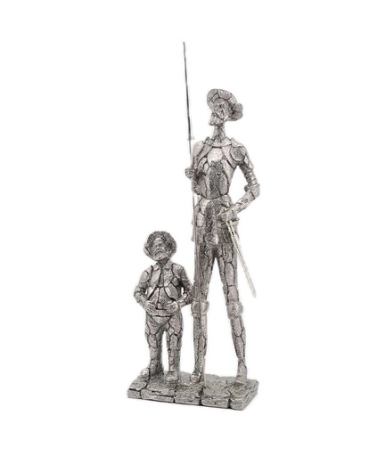 [13-PMOC-ZYQU] Figura Decorativa Don Quijote y Sancho Panza